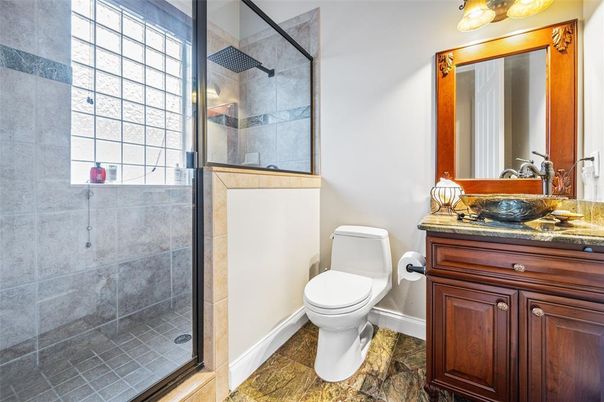 Bathroom, Glass Shower, Interior