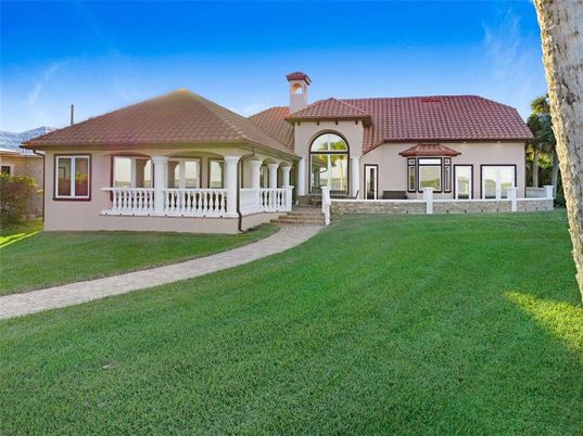 Backyard, Exterior, Facade, Mediterranean