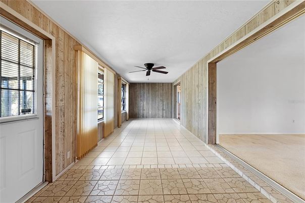 Empty room, Interior, Wooden Walls