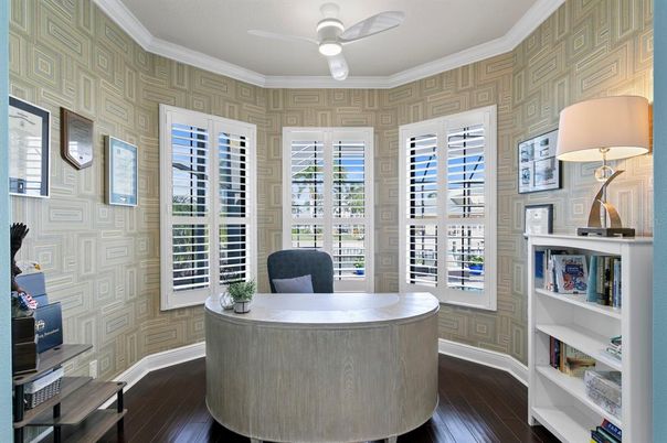 Home Office, Interior, Wood Texture Flooring