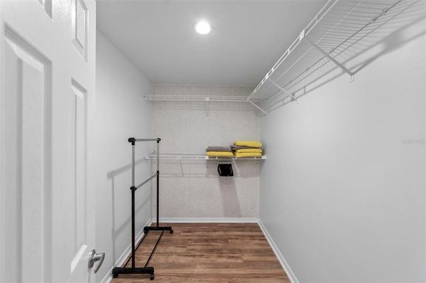 Interior, Recessed Lighting, Walk-in Closets, Wood Texture Flooring