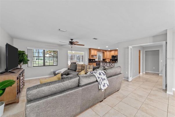 Interior, Kitchen, Living room, Recessed Lighting