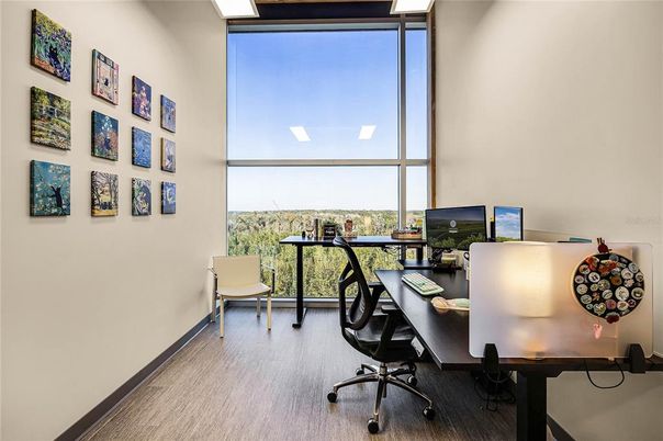 Home Office, Interior, Wood Texture Flooring