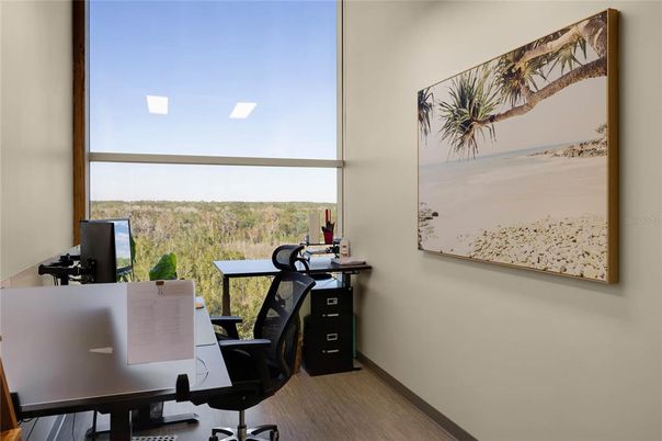 Home Office, Interior, Wood Texture Flooring