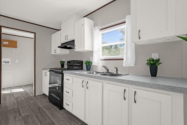 Interior, Kitchen, Wood Texture Flooring