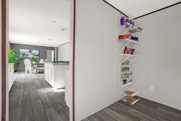 Interior, Recessed Lighting, Wood Texture Flooring