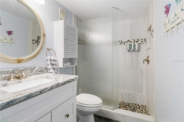 Bathroom, Glass Shower, Interior