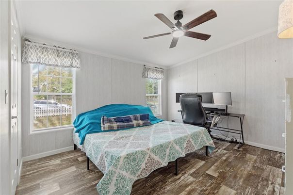 Bedroom, Home Office, Interior, Wood Texture Flooring