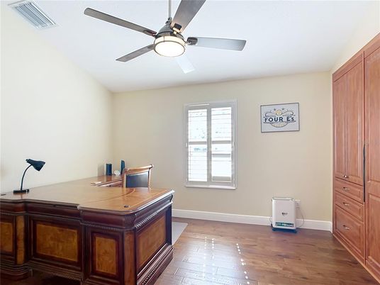 Home Office, Interior, Wood Texture Flooring