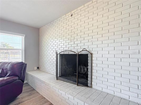 Fireplace, Interior, Stone Walls, Wood Texture Flooring