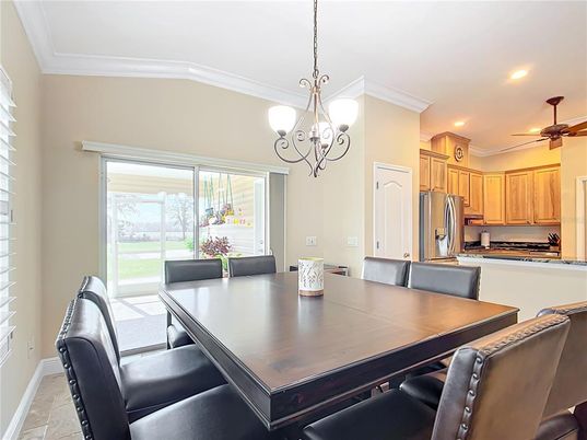Chandelier, Dining room, Interior, Kitchen, Recessed Lighting