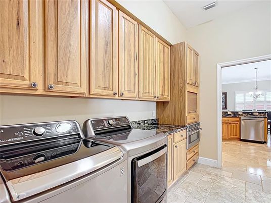 Interior, Kitchen, Pendant Lights, Washer