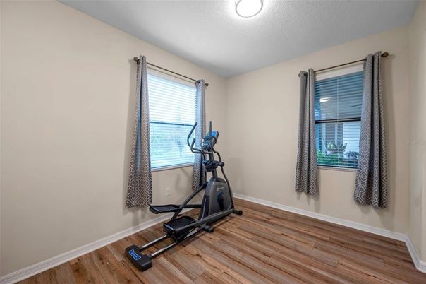 Fitness Equipment, Interior, Wood Texture Flooring