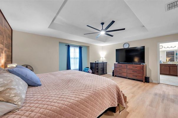 Bedroom, Interior, Wood Texture Flooring