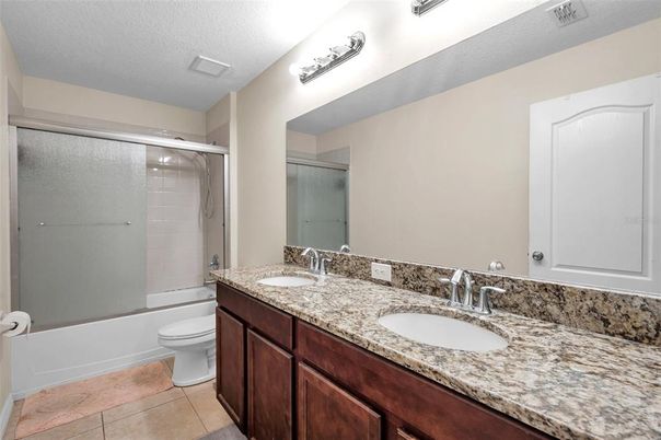Bathroom, Dual Sink Vanities, Glass Shower, Interior