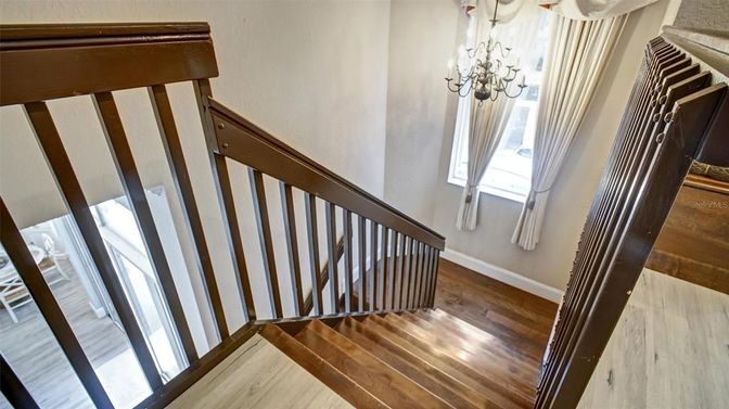 Chandelier, Interior, Wood Texture Flooring