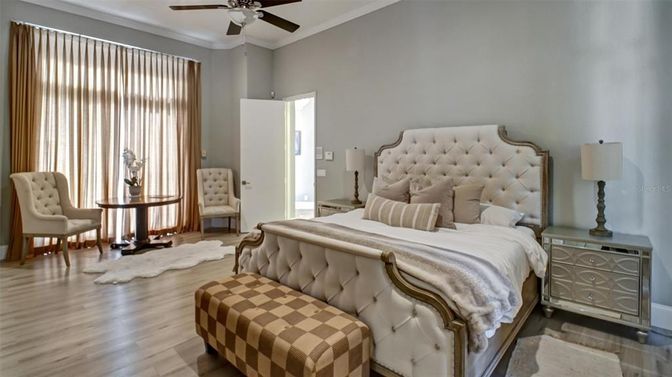 Bedroom, Interior, Wood Texture Flooring