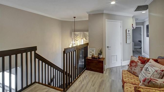 Interior, Pendant Lights, Recessed Lighting, Wood Texture Flooring