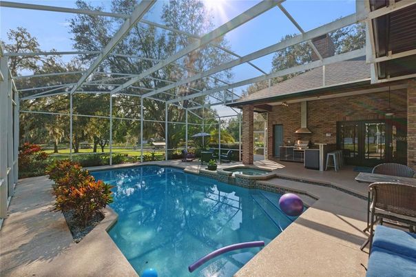 Glass Ceilings, Interior, Pool, Stone Walls, Sun Room