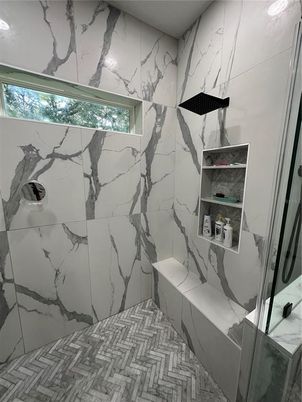 Bathroom, Interior, Marble Walls
