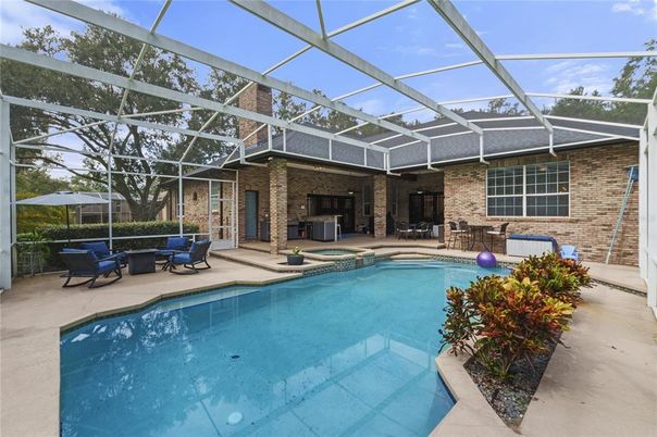 Glass Ceilings, Interior, Pool, Stone Walls, Sun Room