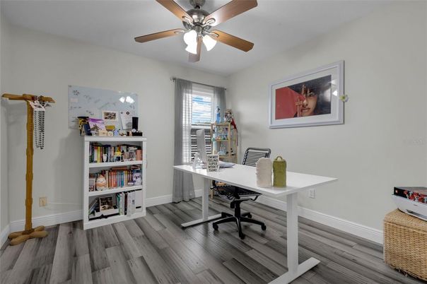 Home Office, Interior, Wood Texture Flooring