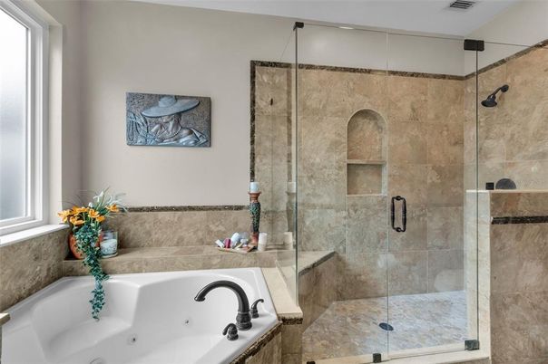 Bathroom, Glass Shower, Interior