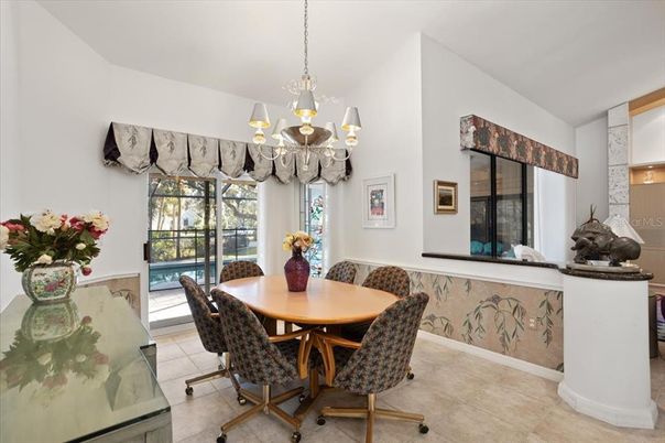 Chandelier, Dining room, Interior