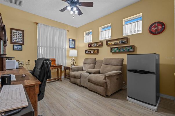 Home Office, Interior, Wood Texture Flooring