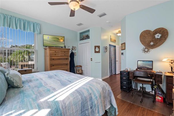 Bedroom, Home Office, Interior, Wood Texture Flooring