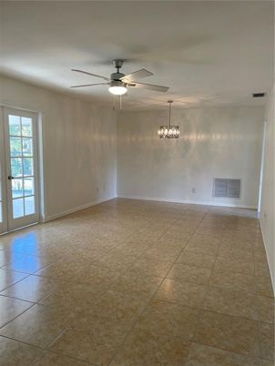 Chandelier, Empty room, Interior