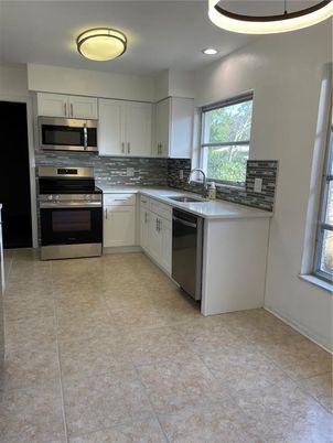 Interior, Kitchen, Recessed Lighting, Stainless Steel Appliances