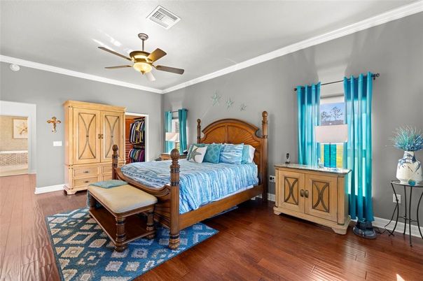 Bedroom, Interior, Wood Texture Flooring
