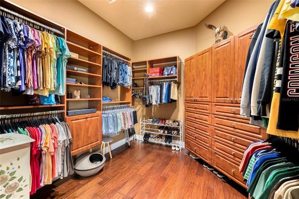 Interior, Recessed Lighting, Walk-in Closets, Wood Texture Flooring