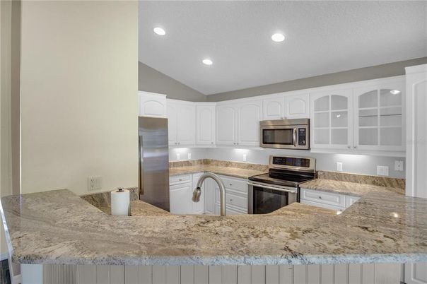 Interior, Kitchen, Recessed Lighting, Stainless Steel Appliances