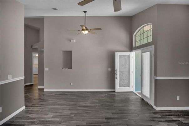 Empty room, Interior, Wood Texture Flooring