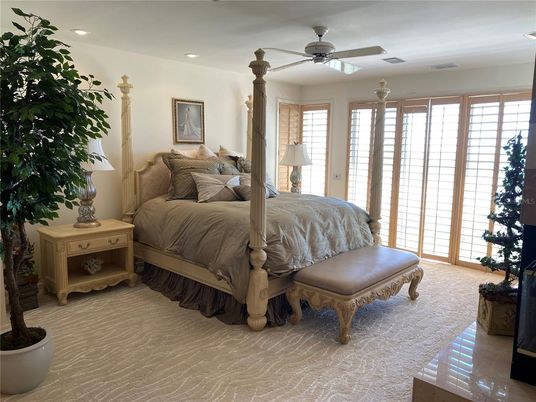 Bedroom, Interior, Recessed Lighting