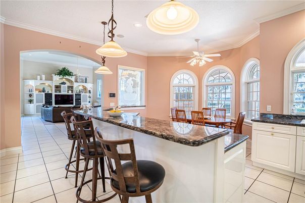 Dining room, Interior, Kitchen, Living room, Pendant Lights