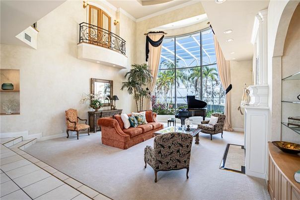 Interior, Living room, Piano, Recessed Lighting