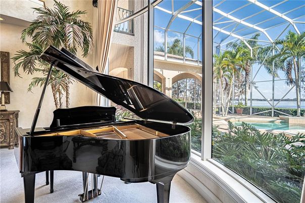 Glass Ceilings, Home Office, Interior, Piano, Sun Room