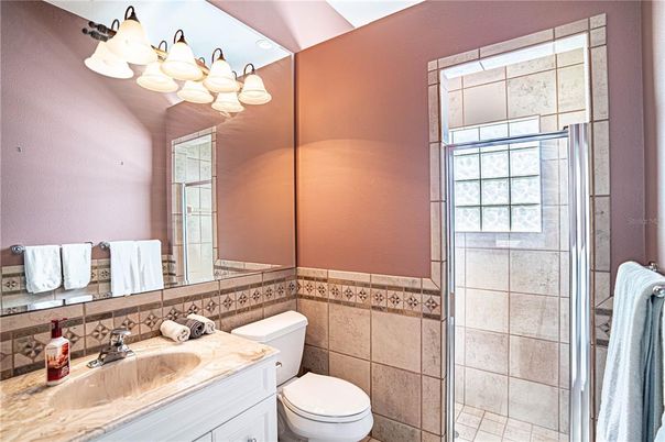 Bathroom, Glass Shower, Interior