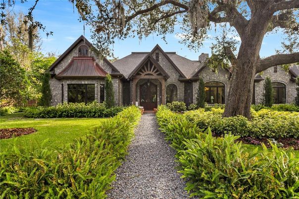 Backyard, Exterior, Facade, Tudor Revival