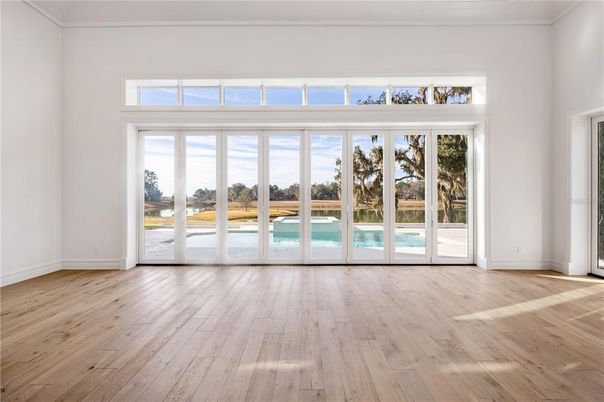 Empty room, Interior, Wood Texture Flooring
