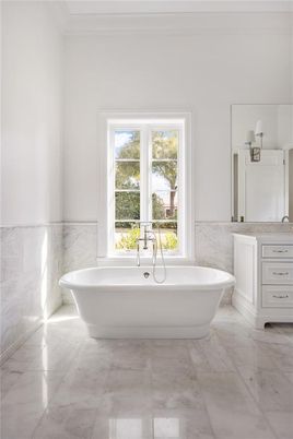 Bathroom, Free Standing Baths, Interior, Marble
