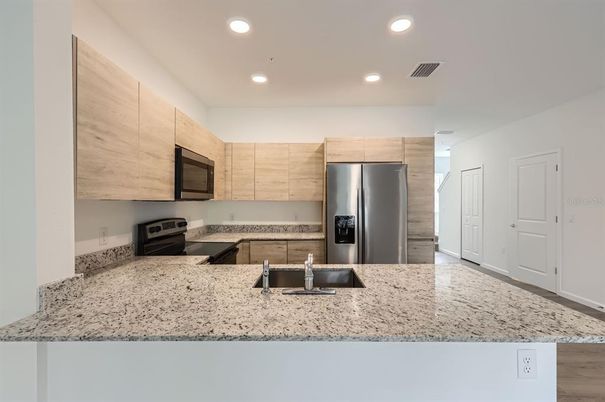 Interior, Kitchen, Recessed Lighting, Stainless Steel Appliances