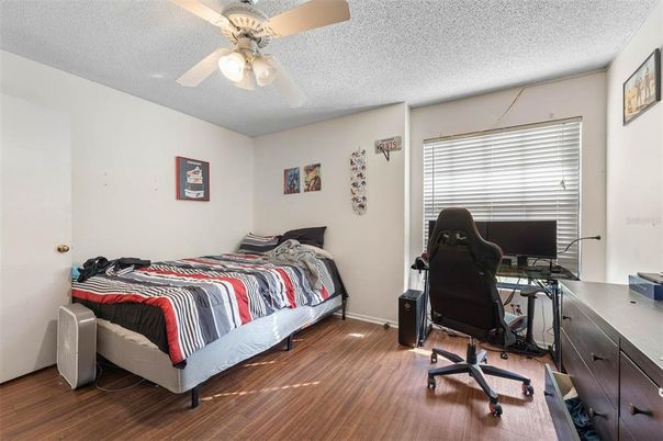 Bedroom, Home Office, Interior, Wood Texture Flooring