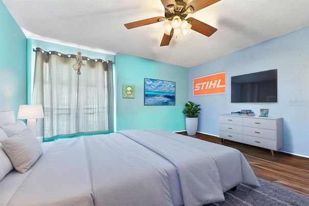 Bedroom, Interior, Wood Texture Flooring