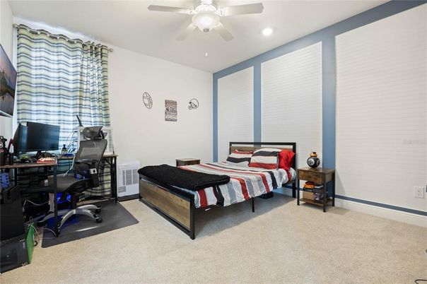 Bedroom, Home Office, Interior, Recessed Lighting