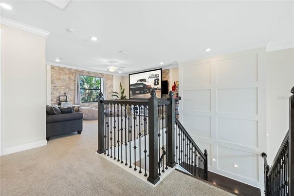 Interior, Recessed Lighting, Stone Walls