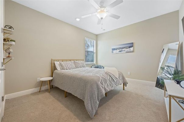 Bedroom, Interior, Recessed Lighting
